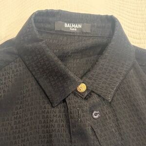 Classic Black Boy’s Balmain Shirt